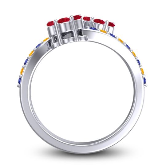 Statement Floral Pave Kusumoda Ring