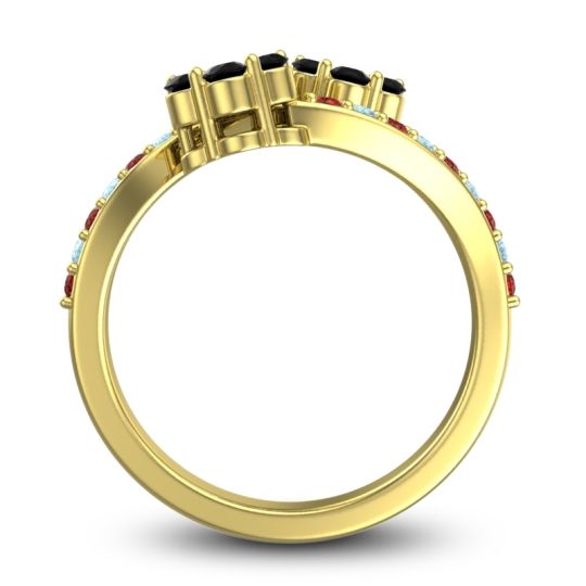 Statement Floral Pave Kusumoda Ring
