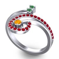 Statement Pave Parusa Ring