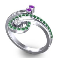 Statement Pave Parusa Ring