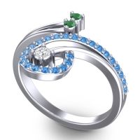 Statement Pave Parusa Ring