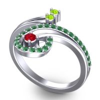 Statement Pave Parusa Ring