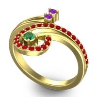 Statement Pave Parusa Ring