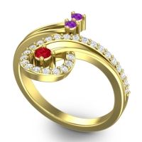 Statement Pave Parusa Ring