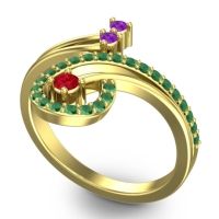 Statement Pave Parusa Ring