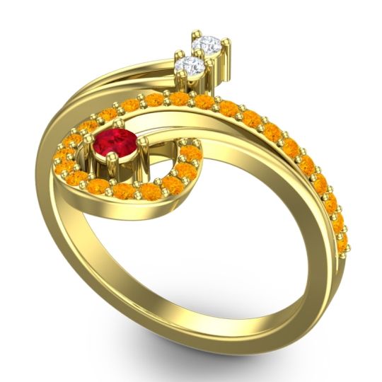 Statement Pave Parusa Ring