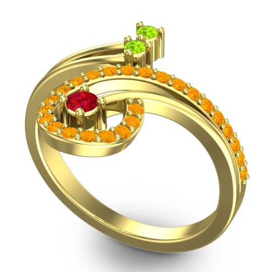 Statement Pave Parusa Ring