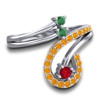 Statement Pave Parusa Ring