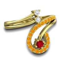 Statement Pave Parusa Ring