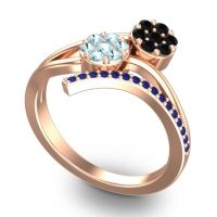 Simple Floral Pave Zubha Ring