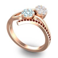 Simple Floral Pave Zubha Ring