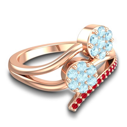 Simple Floral Pave Zubha Ring