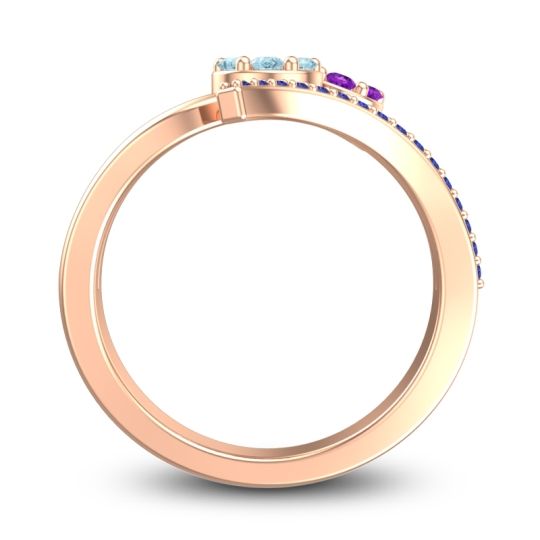 Simple Floral Pave Zubha Ring