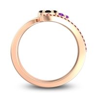 Simple Floral Pave Zubha Ring