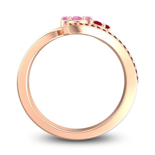 Simple Floral Pave Zubha Ring
