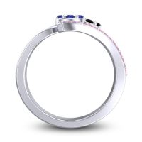 Simple Floral Pave Zubha Ring