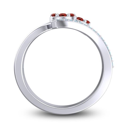 Simple Floral Pave Zubha Ring