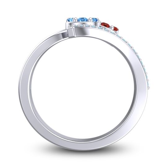 Simple Floral Pave Zubha Ring