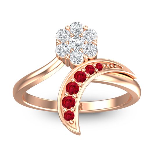 Petite Floral Bana Ring