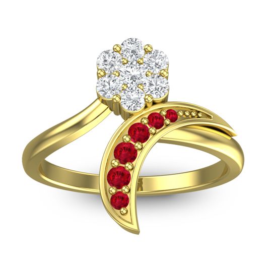 Petite Floral Bana Ring