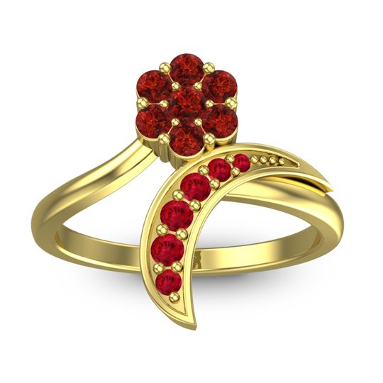 Petite Floral Bana Ring