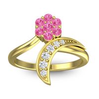 Petite Floral Bana Ring
