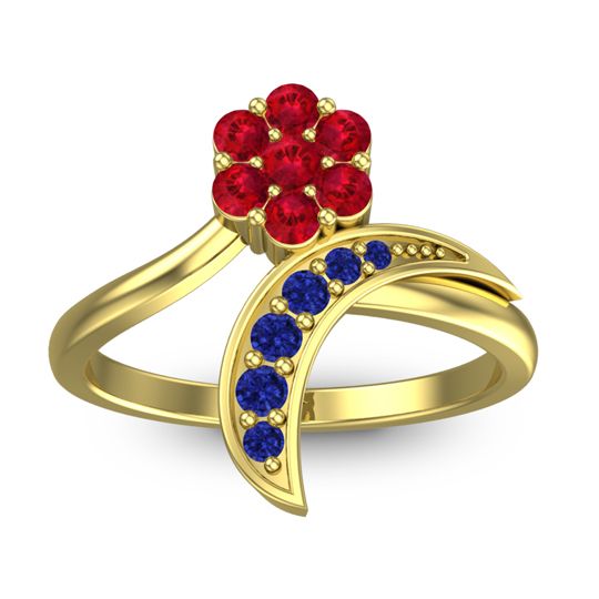 Petite Floral Bana Ring