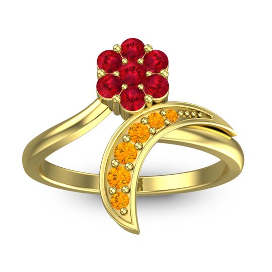 Petite Floral Bana Ring
