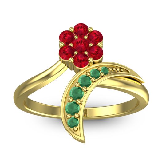Petite Floral Bana Ring