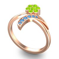 Petite Floral Bana Ring