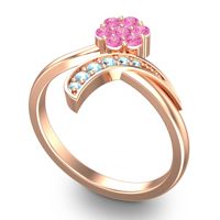 Petite Floral Bana Ring