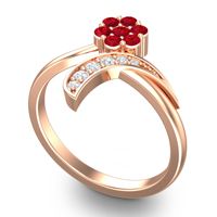 Petite Floral Bana Ring