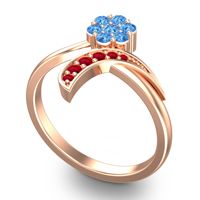 Petite Floral Bana Ring