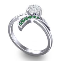 Petite Floral Bana Ring