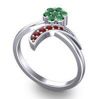 Petite Floral Bana Ring