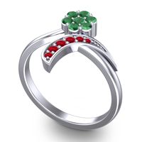 Petite Floral Bana Ring