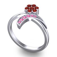 Petite Floral Bana Ring