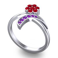 Petite Floral Bana Ring