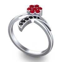 Petite Floral Bana Ring