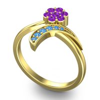 Petite Floral Bana Ring
