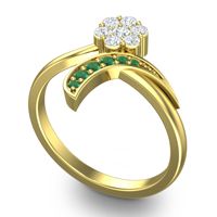 Petite Floral Bana Ring