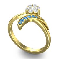 Petite Floral Bana Ring