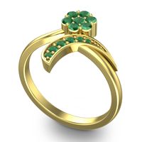 Petite Floral Bana Ring