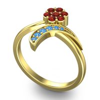 Petite Floral Bana Ring