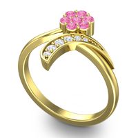 Petite Floral Bana Ring