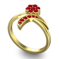 Petite Floral Bana Ring