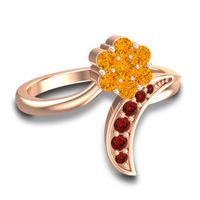 Petite Floral Bana Ring