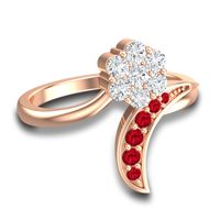 Petite Floral Bana Ring