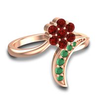 Petite Floral Bana Ring