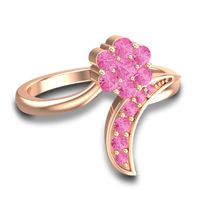 Petite Floral Bana Ring